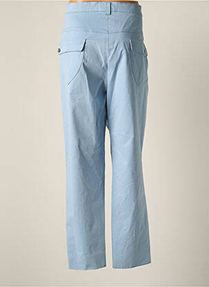 Pantalon droit stretch taille haute bleu JUMFIL femme