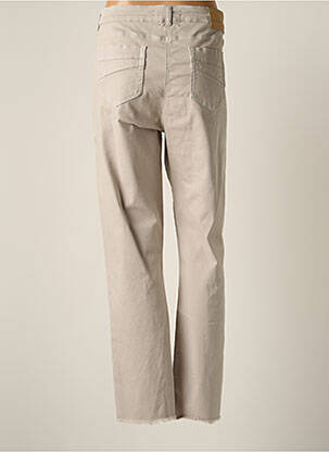 Pantalon slim stretch taille normale gris LAUREN VIDAL femme