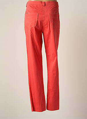 Pantalon droit stretch taille haute rouge JUMFIL femme