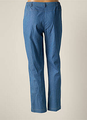 Pantalon droit stretch taille normale bleu JUMFIL femme
