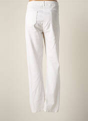 Jeans coupe slim blanc LAUREN VIDAL pour femme seconde vue