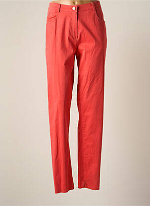 Pantalon droit rouge JUMFIL pour femme