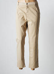 Pantalon slim beige BRUNO SAINT HILAIRE pour femme seconde vue