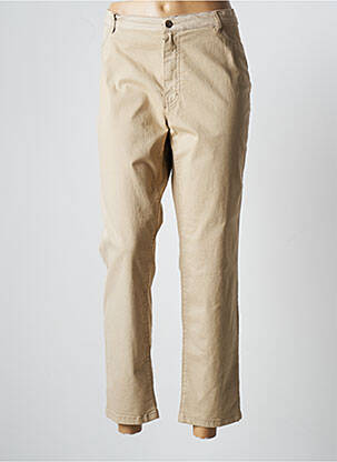 Pantalon slim beige BRUNO SAINT HILAIRE pour femme