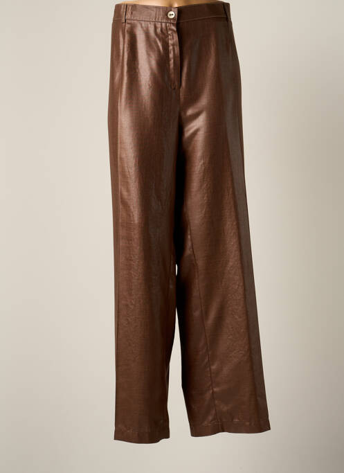 Pantalon large marron JUMFIL pour femme