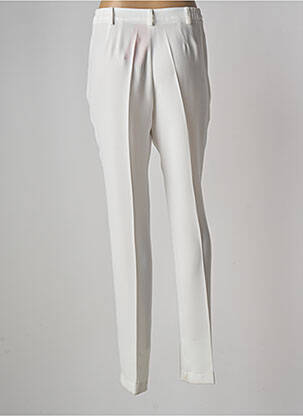 Pantalon slim taille élastique taille normale blanc JUMFIL femme