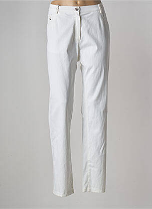 Pantalon slim taille haute taille haute beige JUMFIL femme