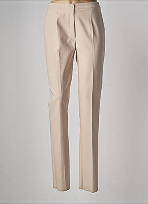Pantalon slim taille haute taille haute beige JUMFIL femme