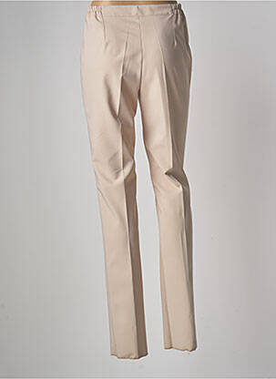 Pantalon slim taille haute taille haute beige JUMFIL femme