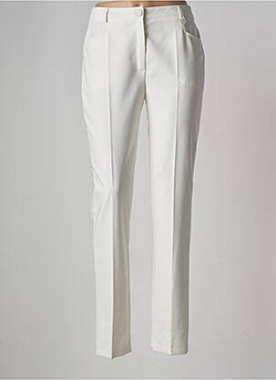 Pantalon slim taille haute taille haute beige JUMFIL femme