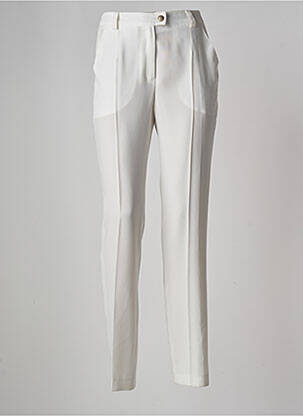 Pantalon slim taille haute taille haute beige JUMFIL femme