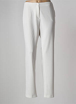 Pantalon slim taille élastique taille normale blanc JUMFIL femme
