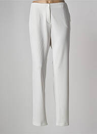 Pantalon slim taille élastique taille normale blanc JUMFIL femme