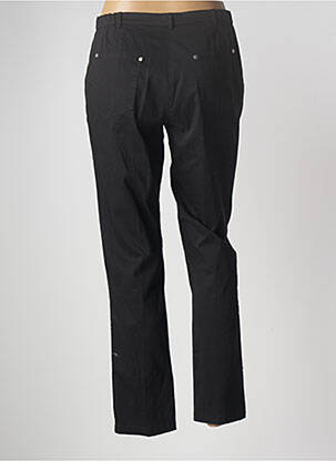 Pantalon 7/8 tissage popeline taille normale noir JUMFIL femme