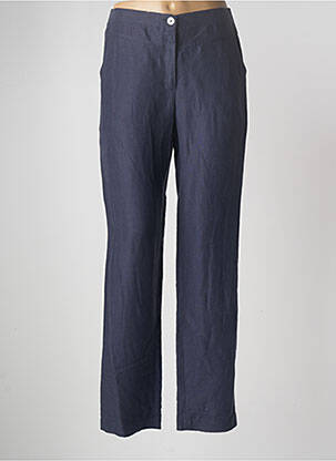 Pantalon 7/8 taille haute taille haute bleu JUMFIL femme