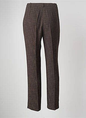 Pantalon slim taille haute taille haute marron JUMFIL femme