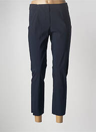 Pantalon 7/8 tissage popeline taille normale bleu JUMFIL femme