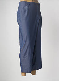 Pantacourt coupe droite taille normale bleu JUMFIL femme
