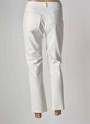 Pantalon 7/8 taille haute taille haute beige JUMFIL femme