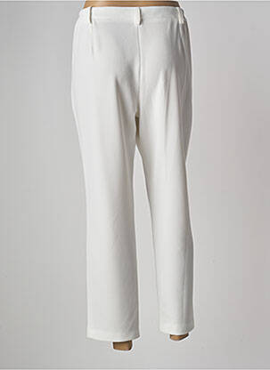 Pantalon 7/8 taille élastique taille normale blanc JUMFIL femme