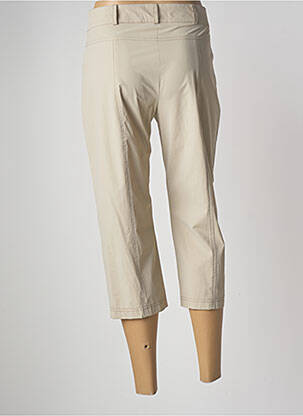 Pantacourt tissage popeline taille normale beige JUMFIL femme