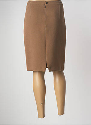 Jupe mi-longue marron JUMFIL femme