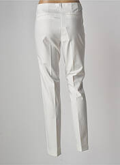Pantalon slim blanc BRUNO SAINT HILAIRE pour femme seconde vue