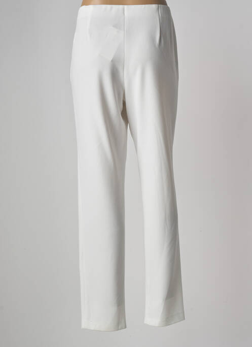 Pantalon slim taille élastique taille normale blanc JUMFIL femme