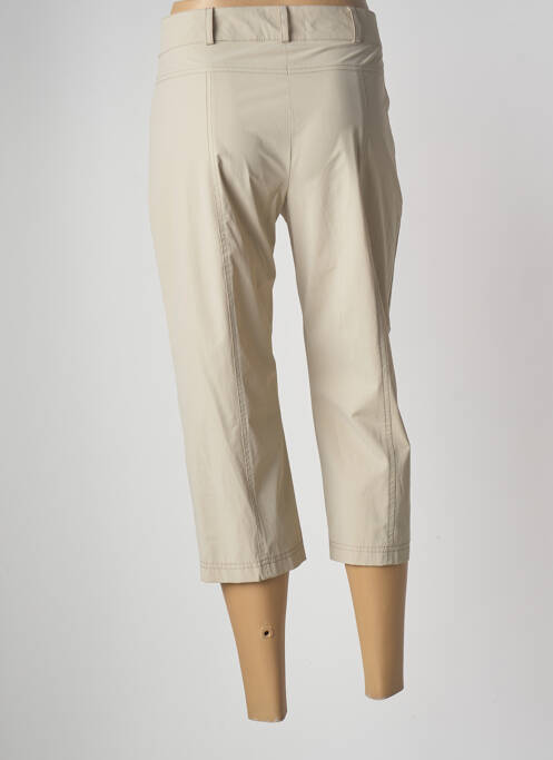 Pantacourt tissage popeline taille normale beige JUMFIL femme