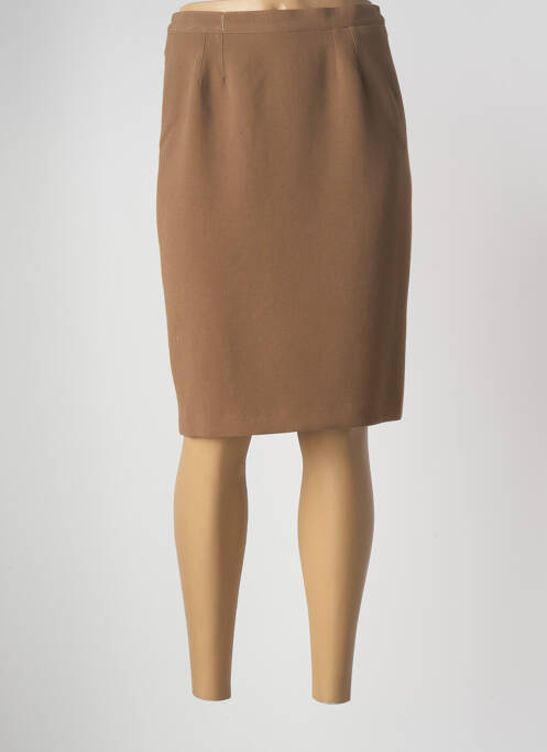 Jupe mi-longue marron JUMFIL femme
