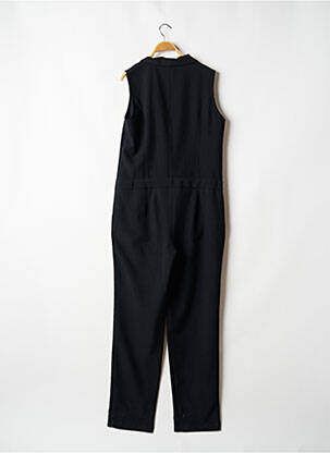 Combi-pantalon fermeture boutonnée sur le devant sans manche noir LAUREN VIDAL femme