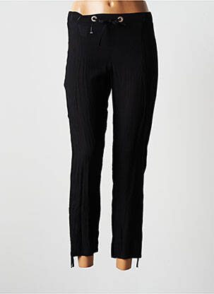 Pantalon 7/8 taille élastique taille normale noir JUMFIL femme