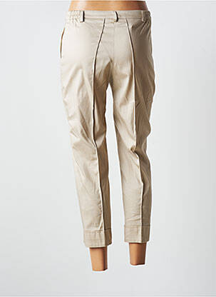 Pantacourt taille haute taille haute beige JUMFIL femme