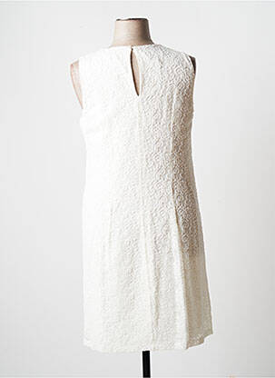 Robe mi-longue sans manche sans manche blanc JUMFIL femme