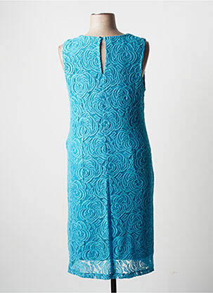 Robe mi-longue sans manche sans manche bleu JUMFIL femme