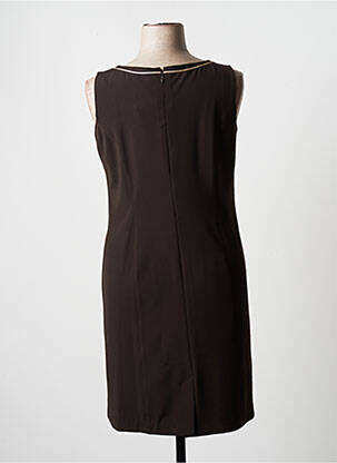 Robe mi-longue sans manche sans manche marron JUMFIL femme