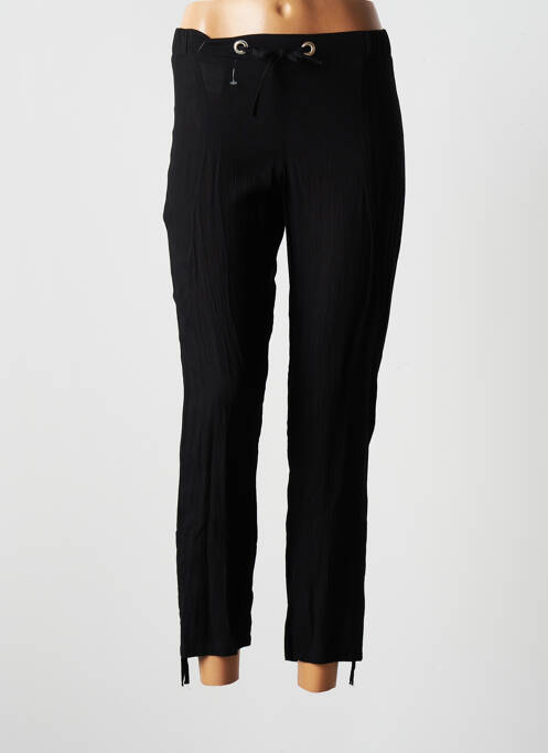 Pantalon 7/8 taille élastique taille normale noir JUMFIL femme