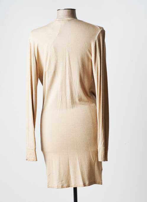 Robe courte beige KOSMIKA pour femme