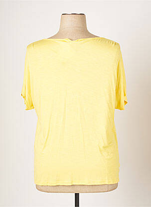 T-shirt coupe droite manches courtes jaune JUMFIL femme