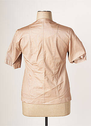Veste casual col rond rose JUMFIL femme