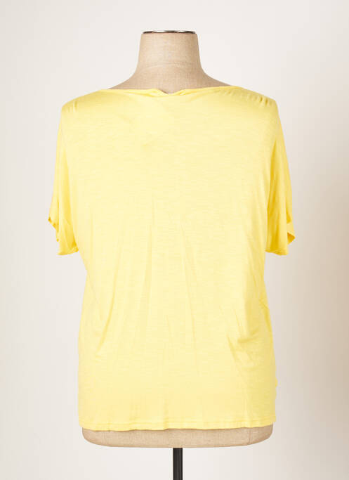 T-shirt coupe droite manches courtes jaune JUMFIL femme