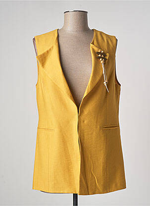 Veste casual coupe cintrée jaune MERI & ESCA femme