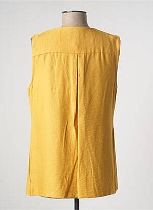 Veste casual coupe cintrée jaune MERI & ESCA femme