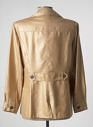 Veste casual col tailleur beige JUMFIL femme