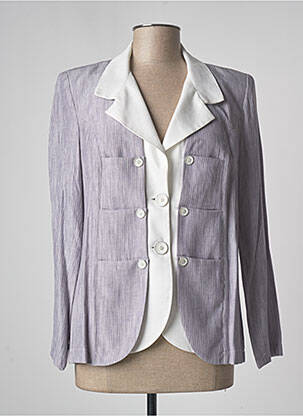 Veste casual epaulette gris JUMFIL femme