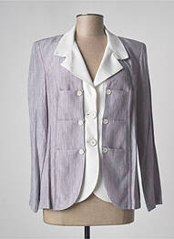Veste casual epaulette gris JUMFIL femme
