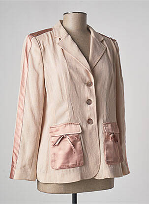 Veste casual epaulette rose JUMFIL femme