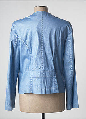 Veste casual col tailleur bleu JUMFIL femme