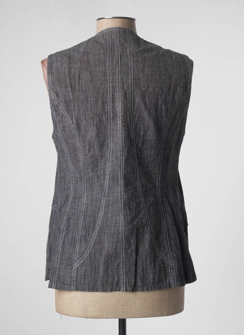 Gilet sans manche poches gris JUMFIL femme