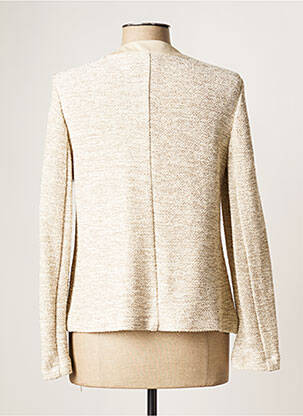 Veste casual col rond beige JUMFIL femme